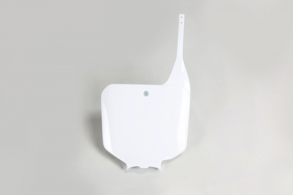 Front Number Plate white for Honda CR 125 R 2T (1995-99) - CR 250 R 2T (1995-99) - CR 500 R (1995-01) - CRE 500 (1995-01)